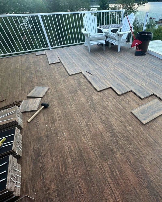 Can you build a balcony/rooftop deck over a waterproof membrane?