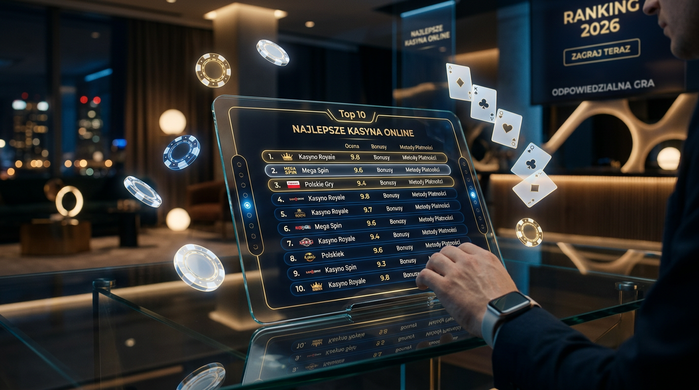 Ranking najlepszych kasyn online 2026 - profesjonalne zestawienie